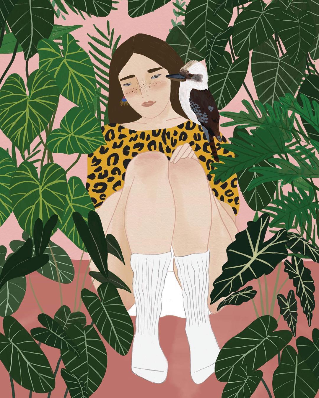 Plant lady illustration by Chloe Joyce