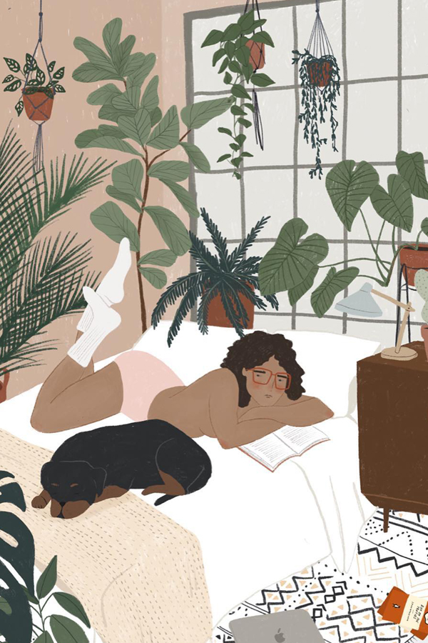 Interior illustration by Chloe Joyce