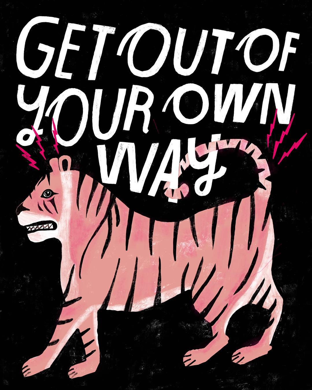 Hand lettering illustration by Lisa Congdon