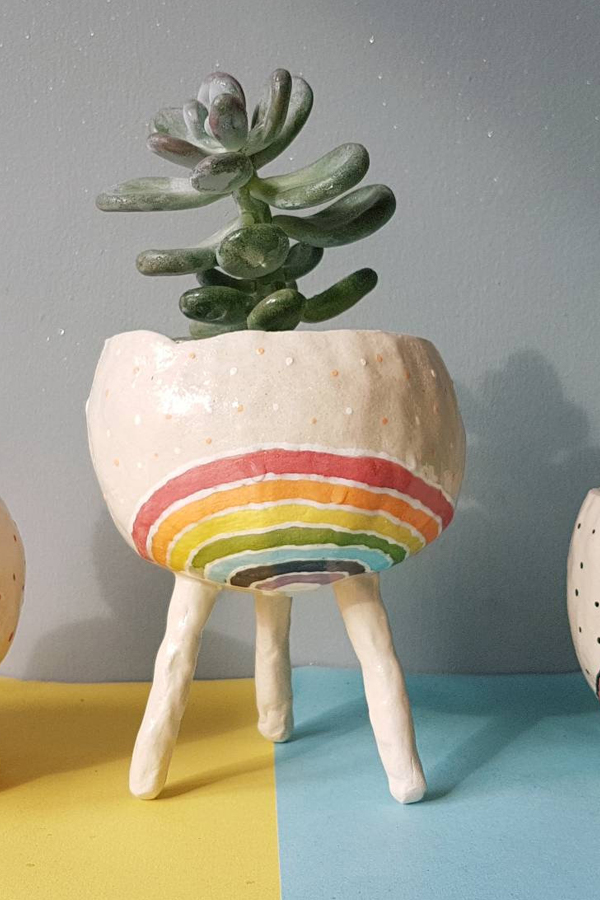 Rainbow planter