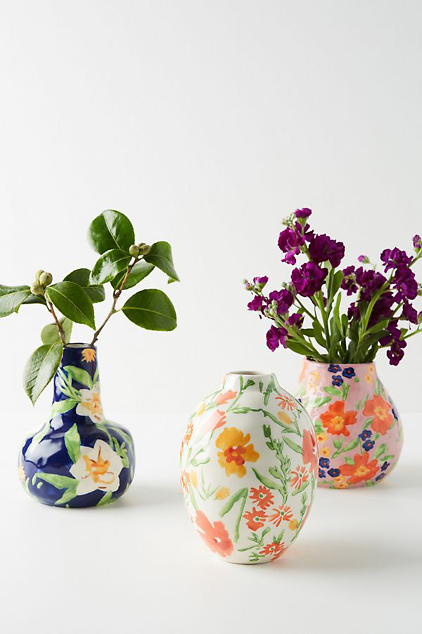 Floral vases by Leah Goren