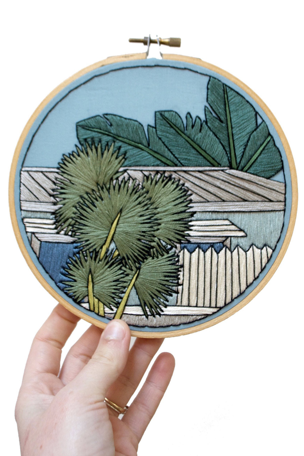 Hand embroidery pattern by Sarah K. Benning