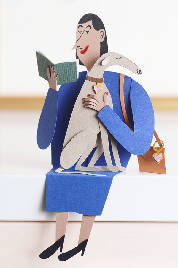 Charming Cut Paper Characters Inhabit Colorful Three-Dimensional Worlds ...