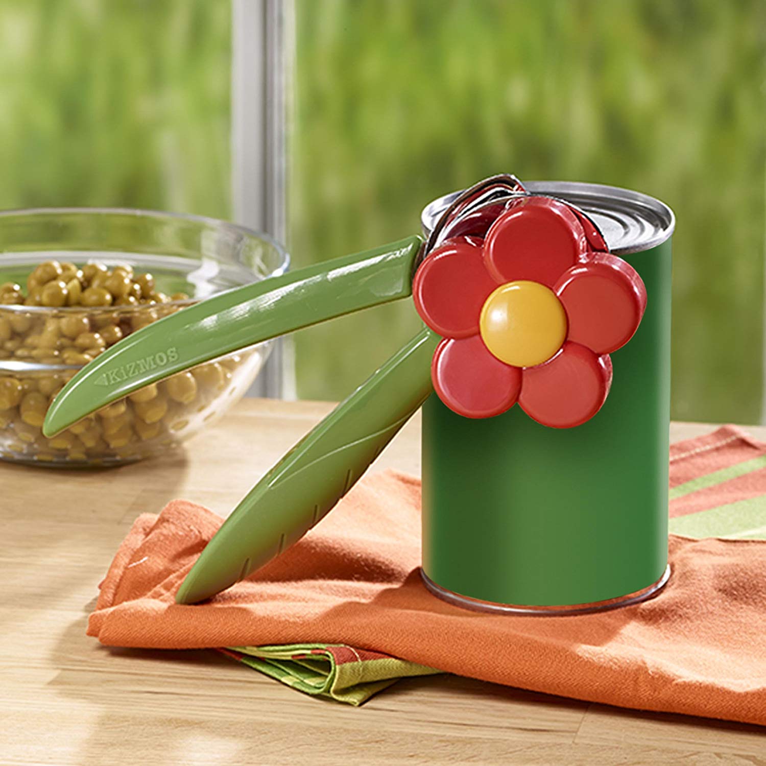 Flower can opener