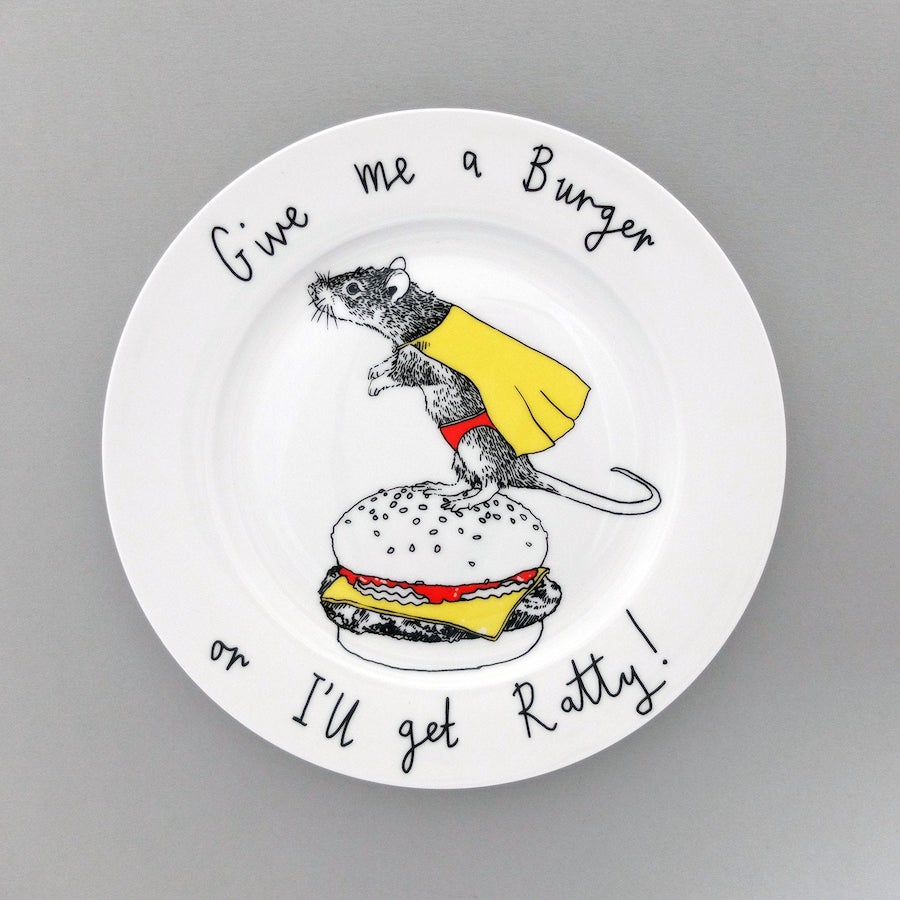 Illustrated plate by James Ward aka Jimbob