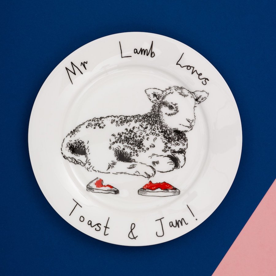 Illustrated plate by James Ward aka Jimbob