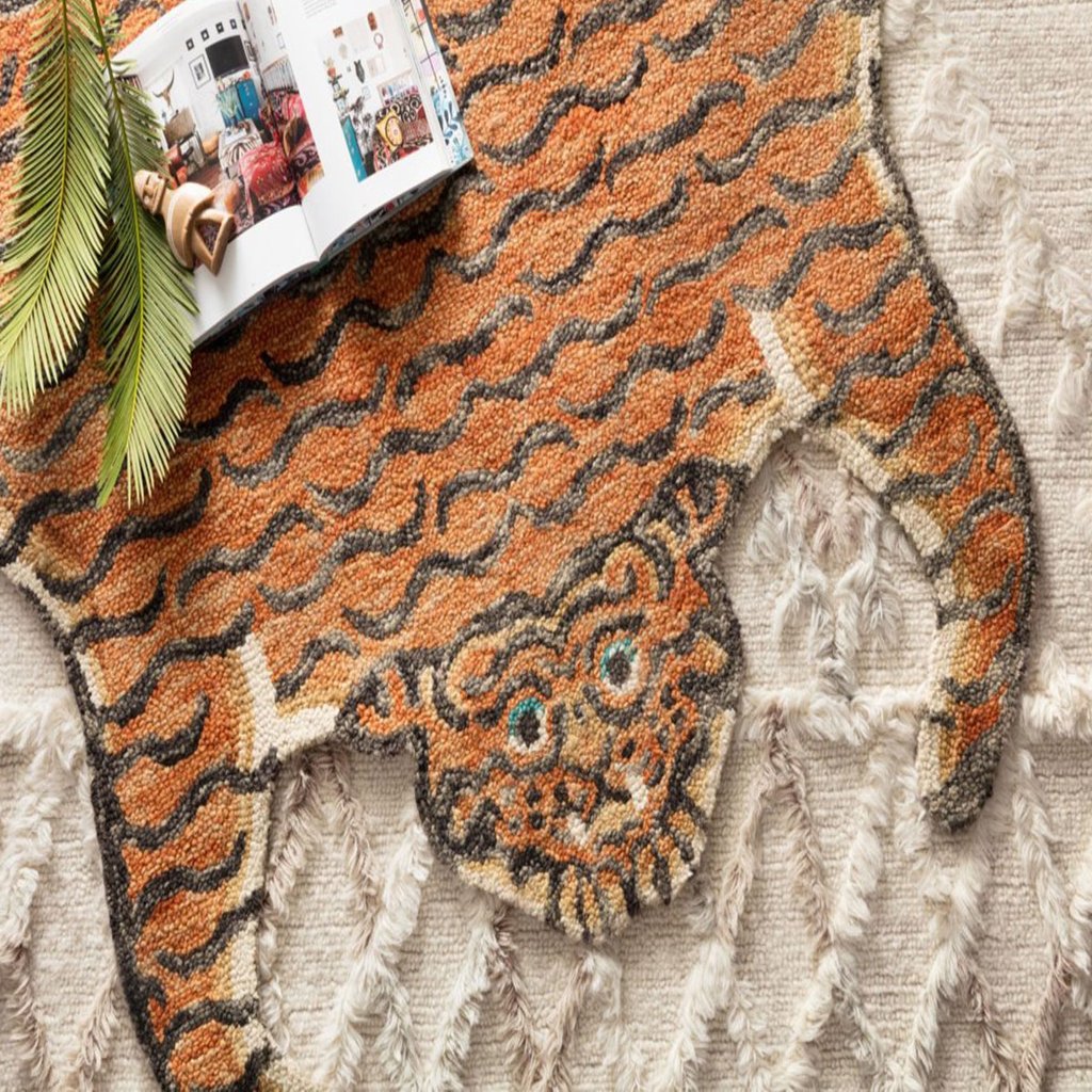 Tiger rug