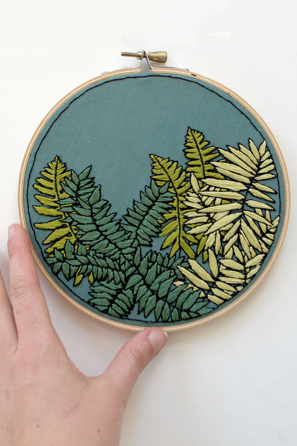 Embroidery pattern by Sarah K. Benning