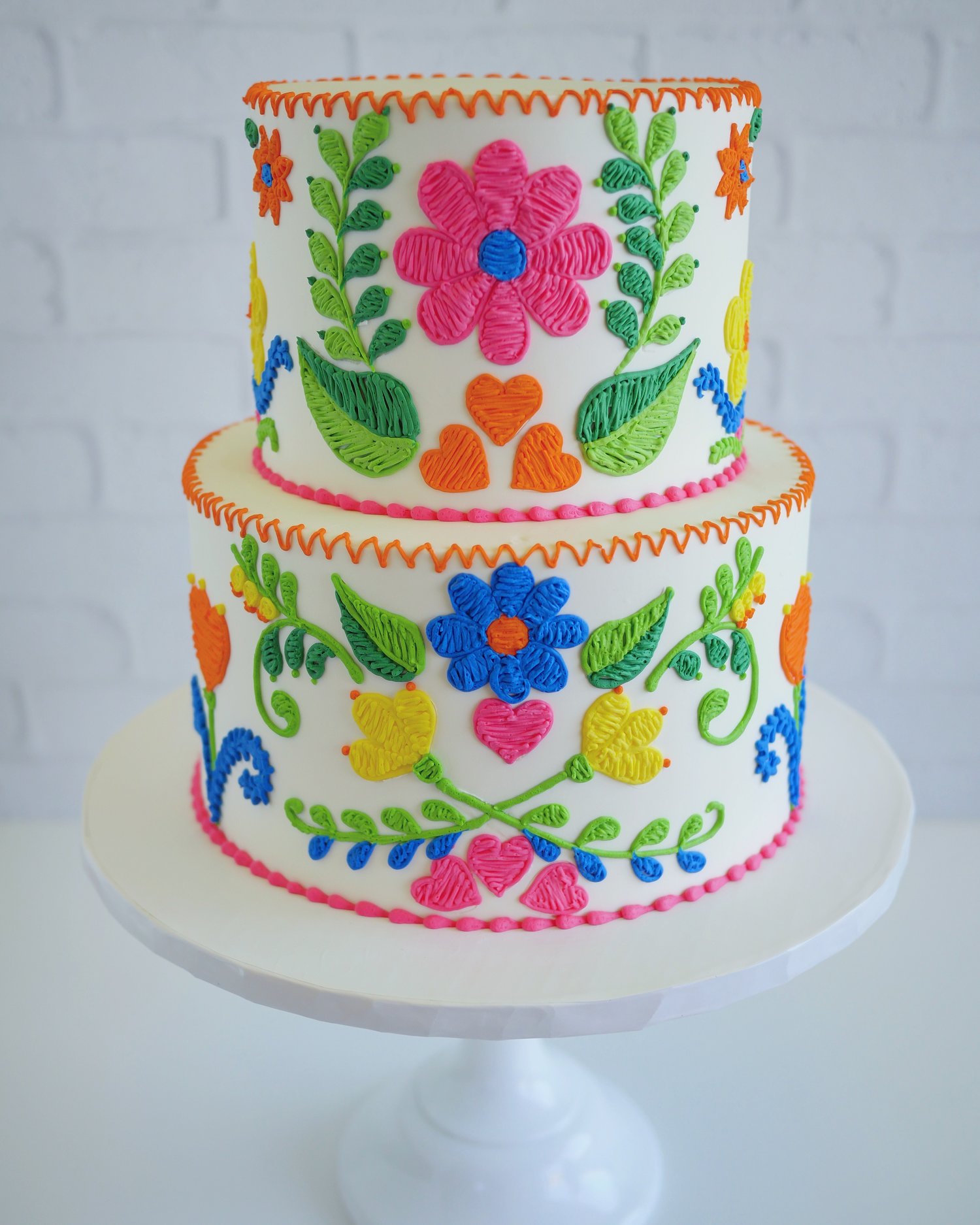 These Embroidered Cakes Look Almost Too Good to Eat