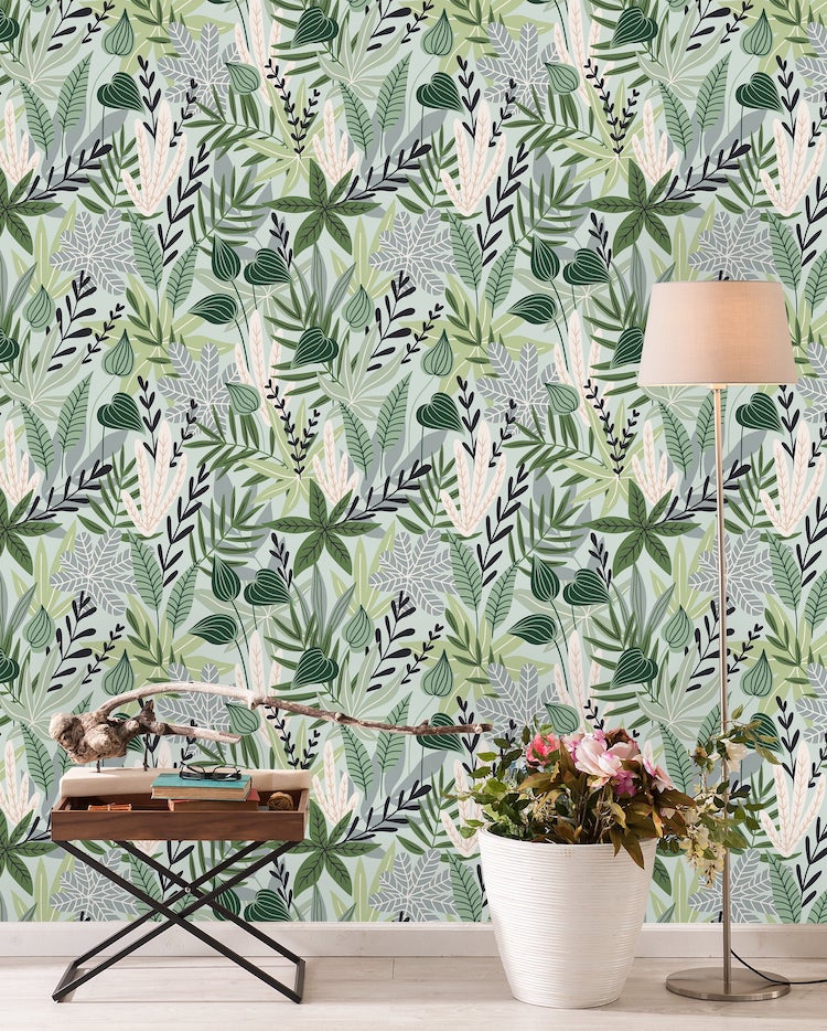 10+ Peel and Stick Wallpapers That Will Effortlessly Add Illustrations