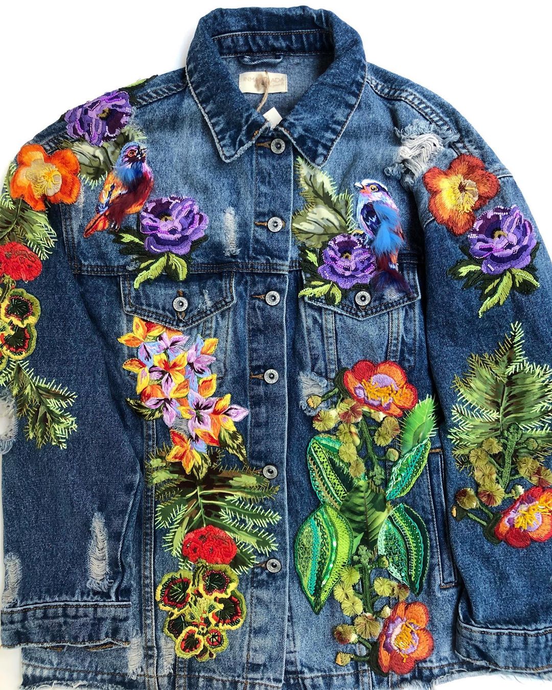 embroidered denim jackets