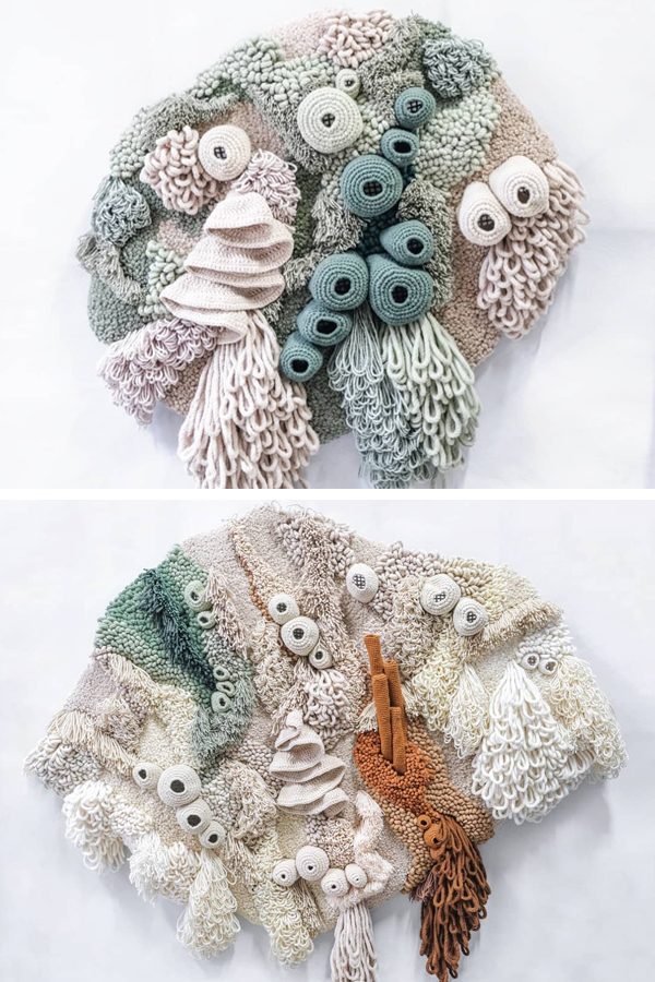 Textile art by Vanessa Barragão