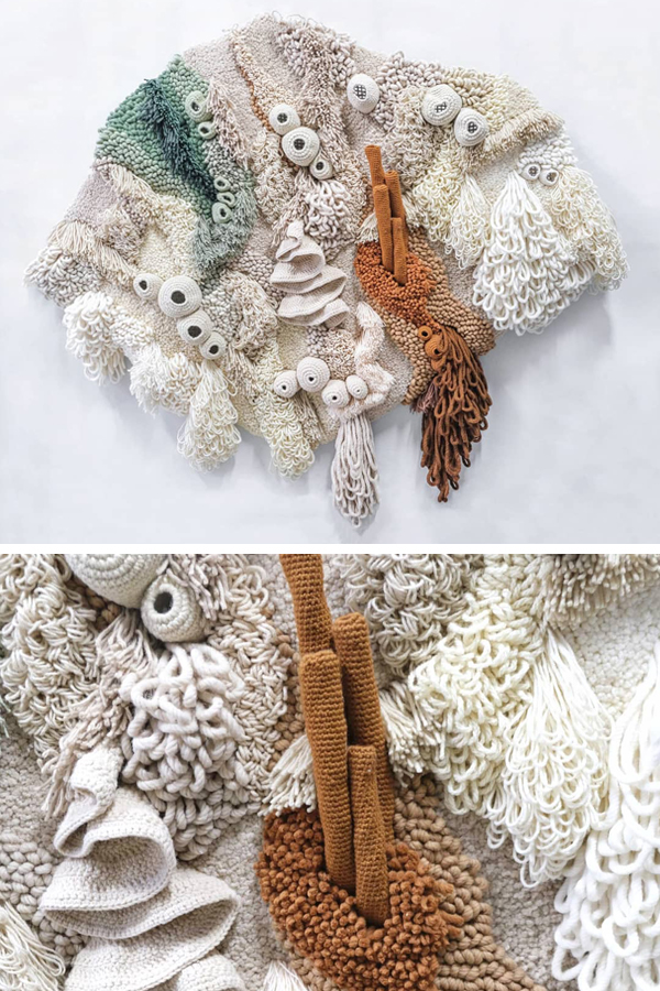 Textile art by Vanessa Barragão