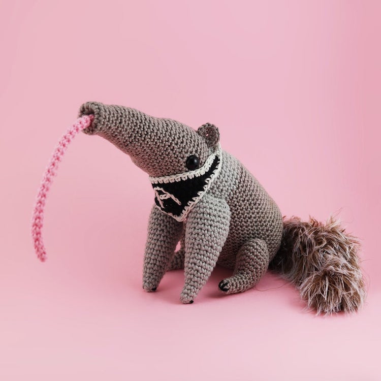 Anteater amigurumi pattern