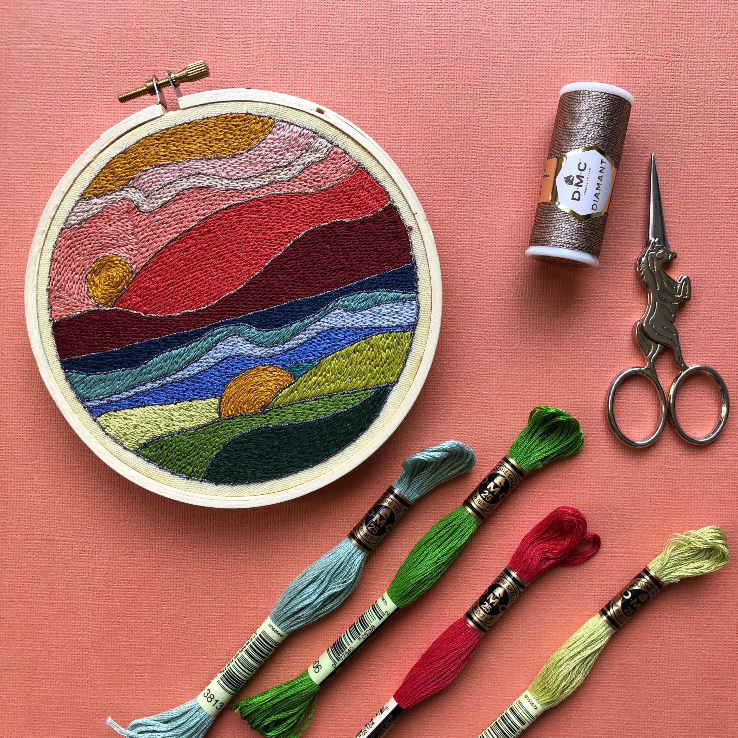 Hand embroidery pattern