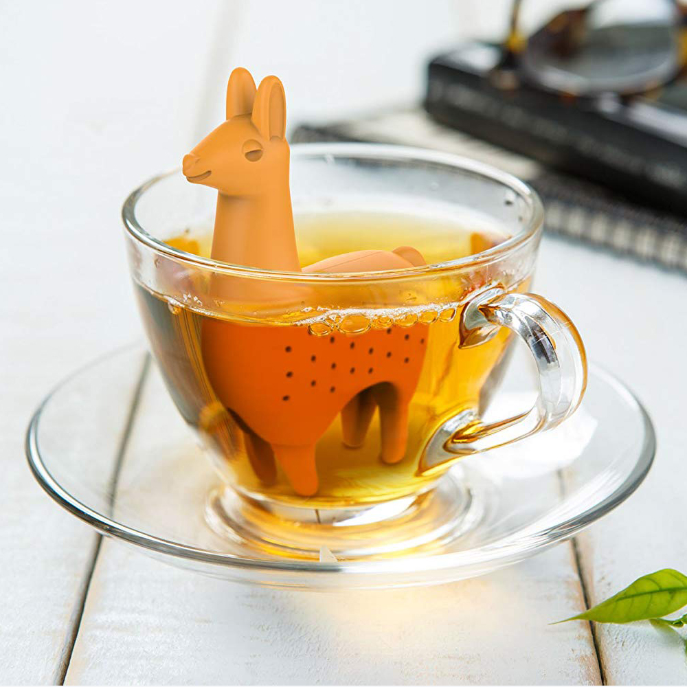 Llama tea infuser