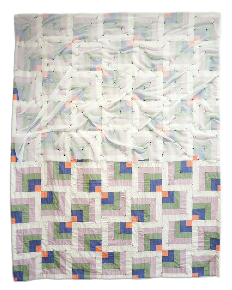 Contemporary quilt by Lorena Marañon