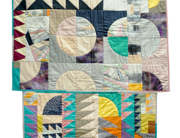 Contemporary quilt by Lorena Marañon