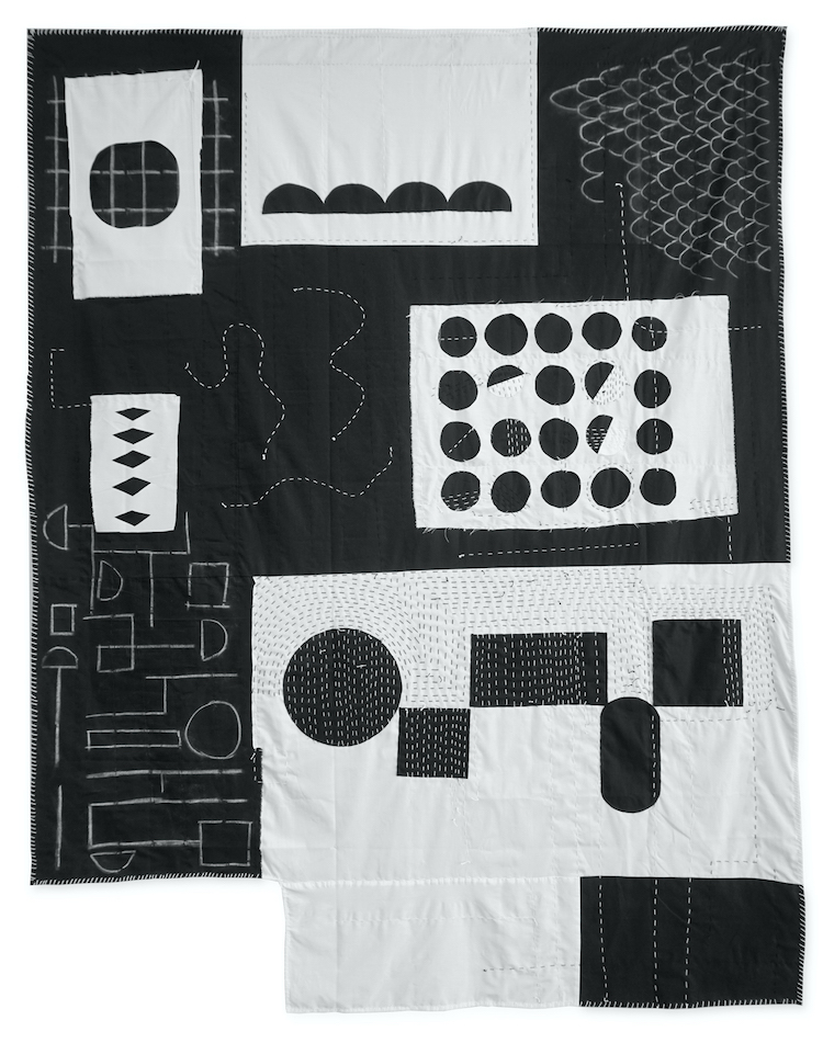 Abstract quilt by Lorena Marañon