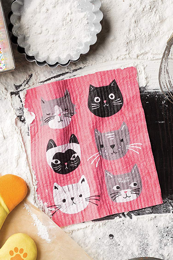 Cat Swedish dishcloths