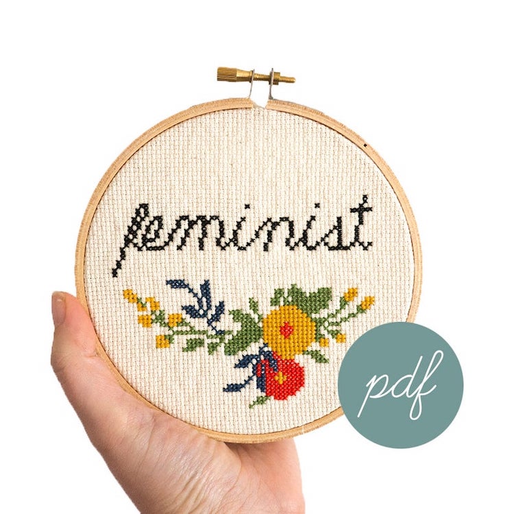 Feminist Cross Stitch Pattern