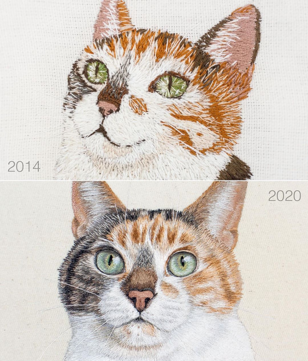 Embroidery art then and now