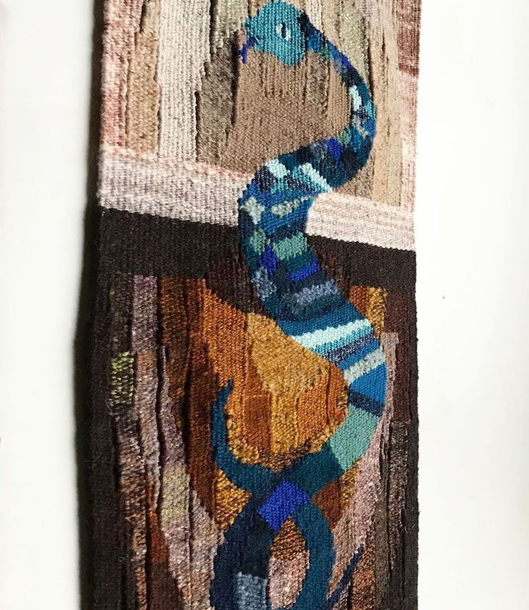 Contemporary weaving by Natalie Novak