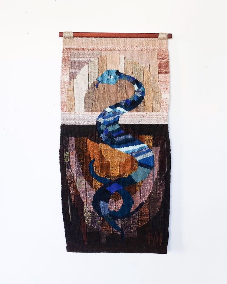 Contemporary weaving by Natalie Novak