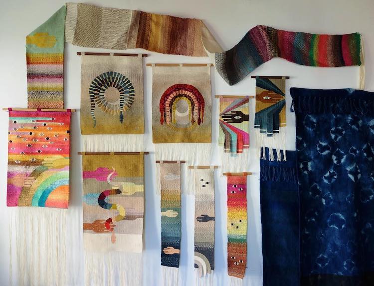 Contemporary weaving by Natalie Novak