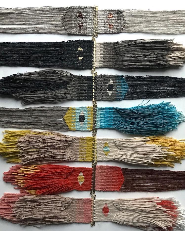 Contemporary weaving by Natalie Novak