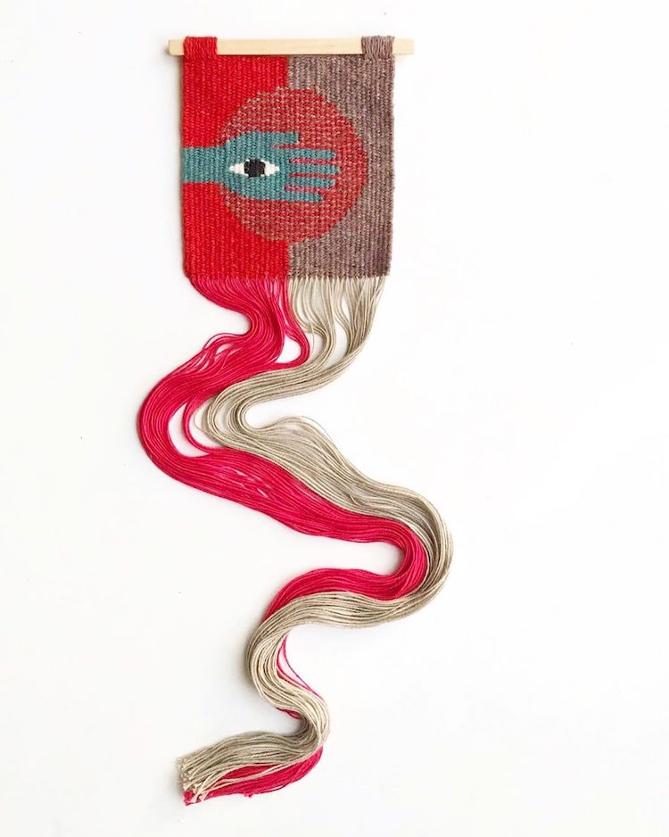 Contemporary weaving by Natalie Novak