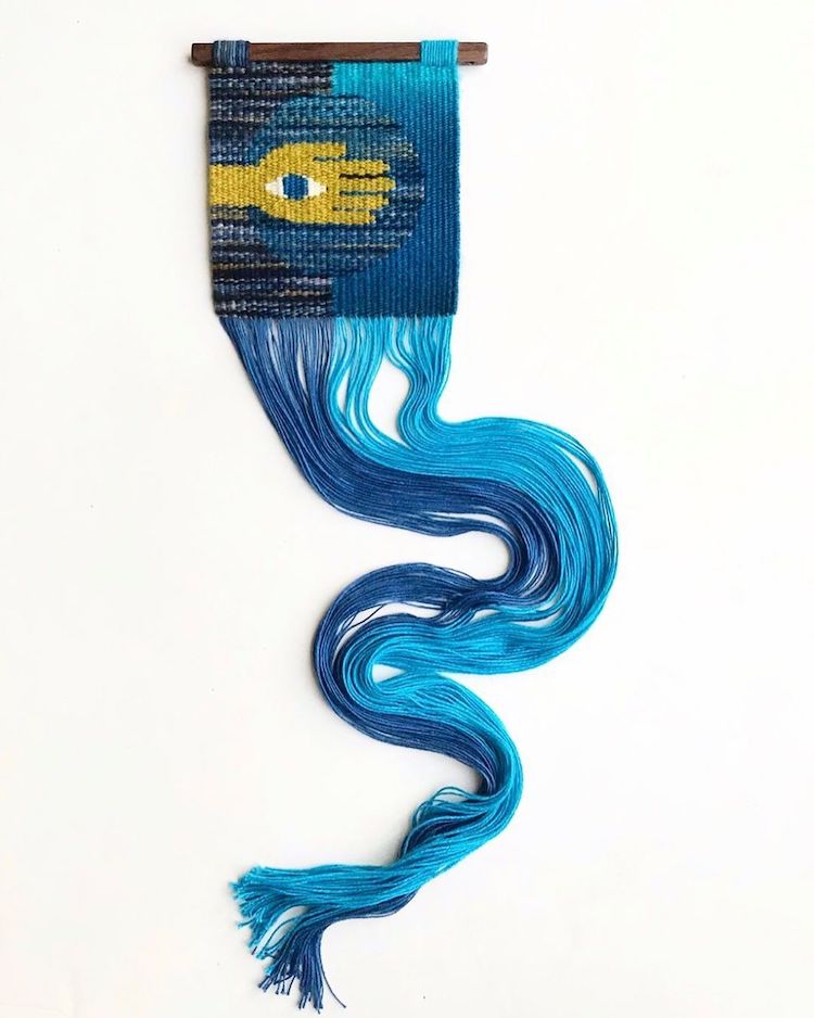 Contemporary weaving by Natalie Novak