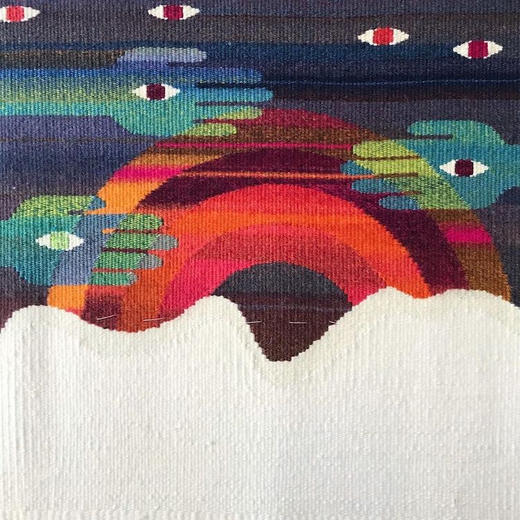 Contemporary weaving by Natalie Novak