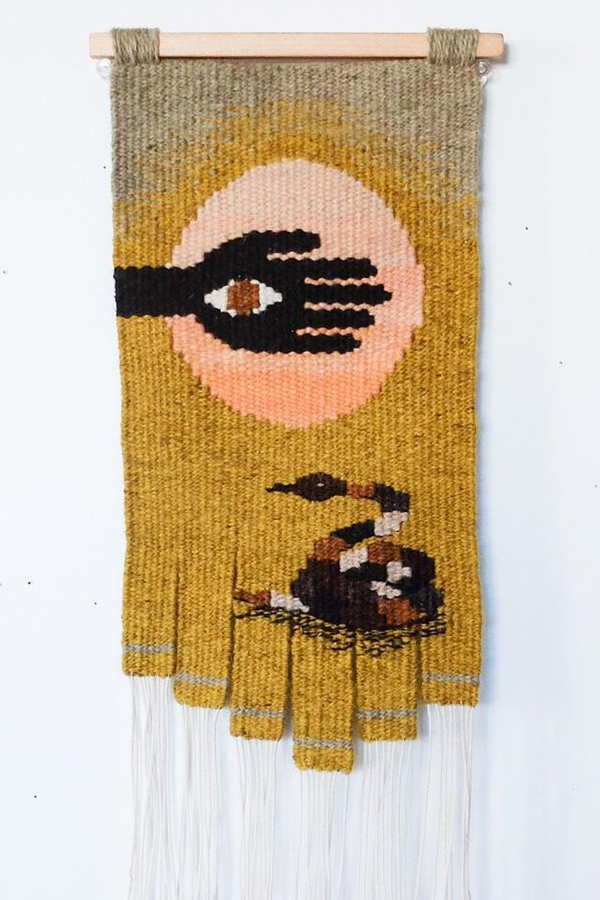 Contemporary weaving by Natalie Novak