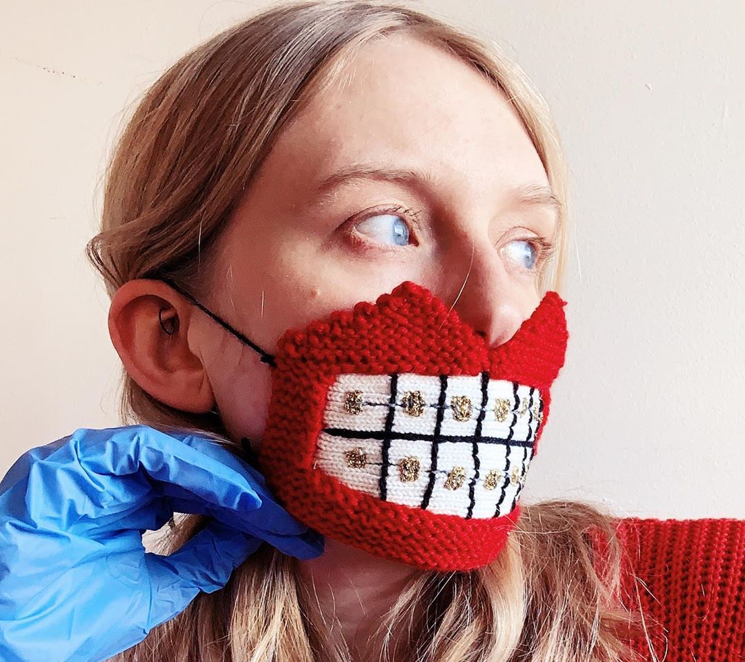 Decorative Face Masks Playfully Encourage Social Distancing with