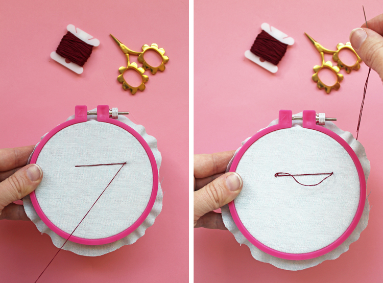 How to embroider the satin stitch