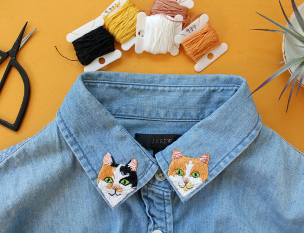 DIY hand embroidery kit