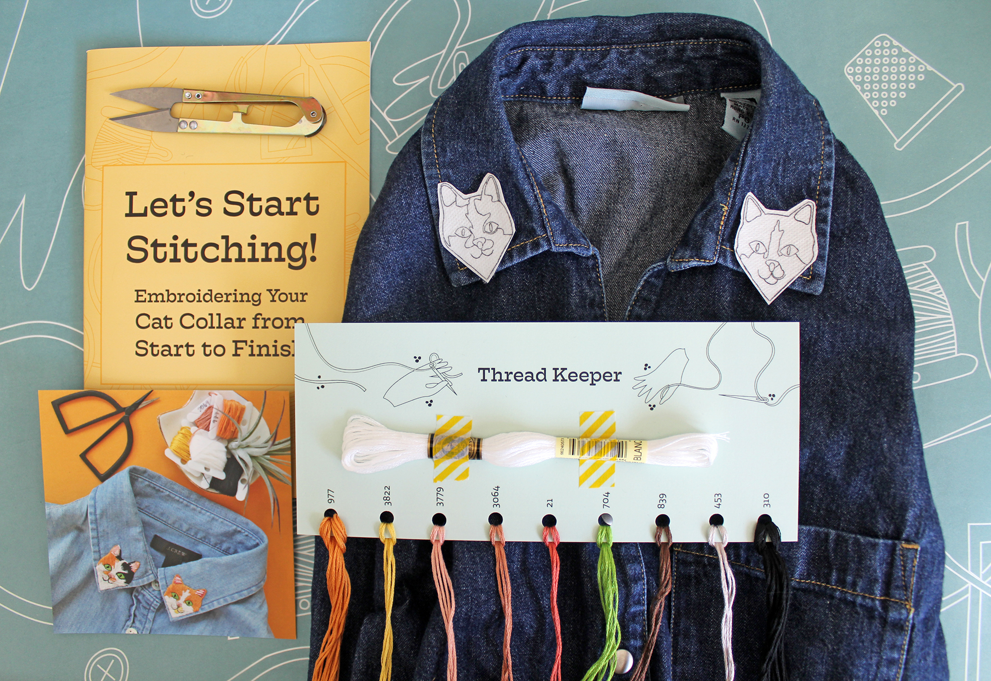 DIY hand embroidery kit 