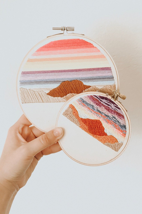 Hand embroidery kit