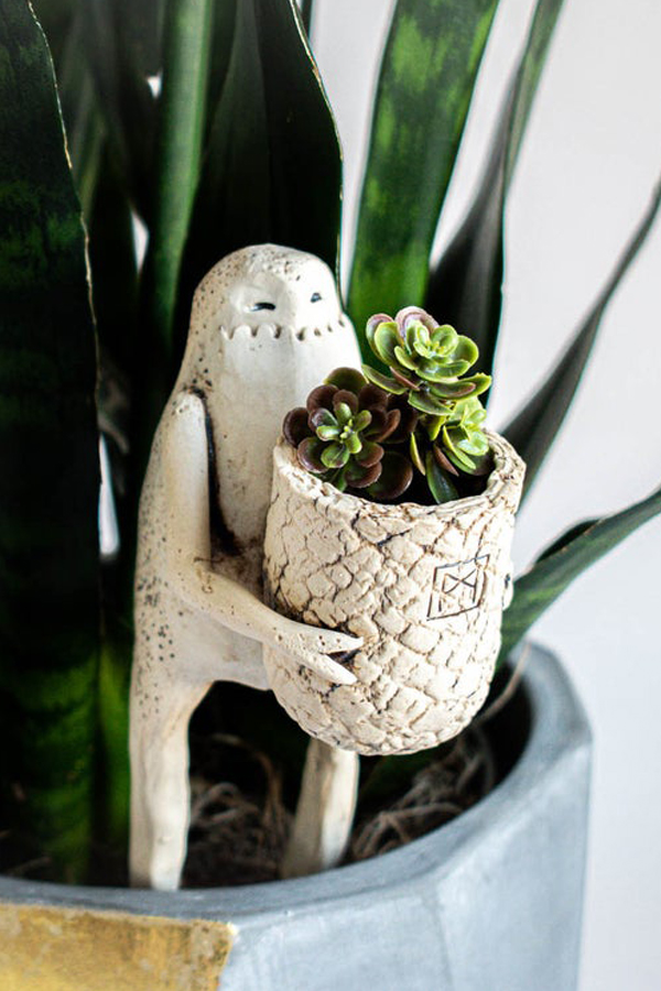 Garden goblin ceramic