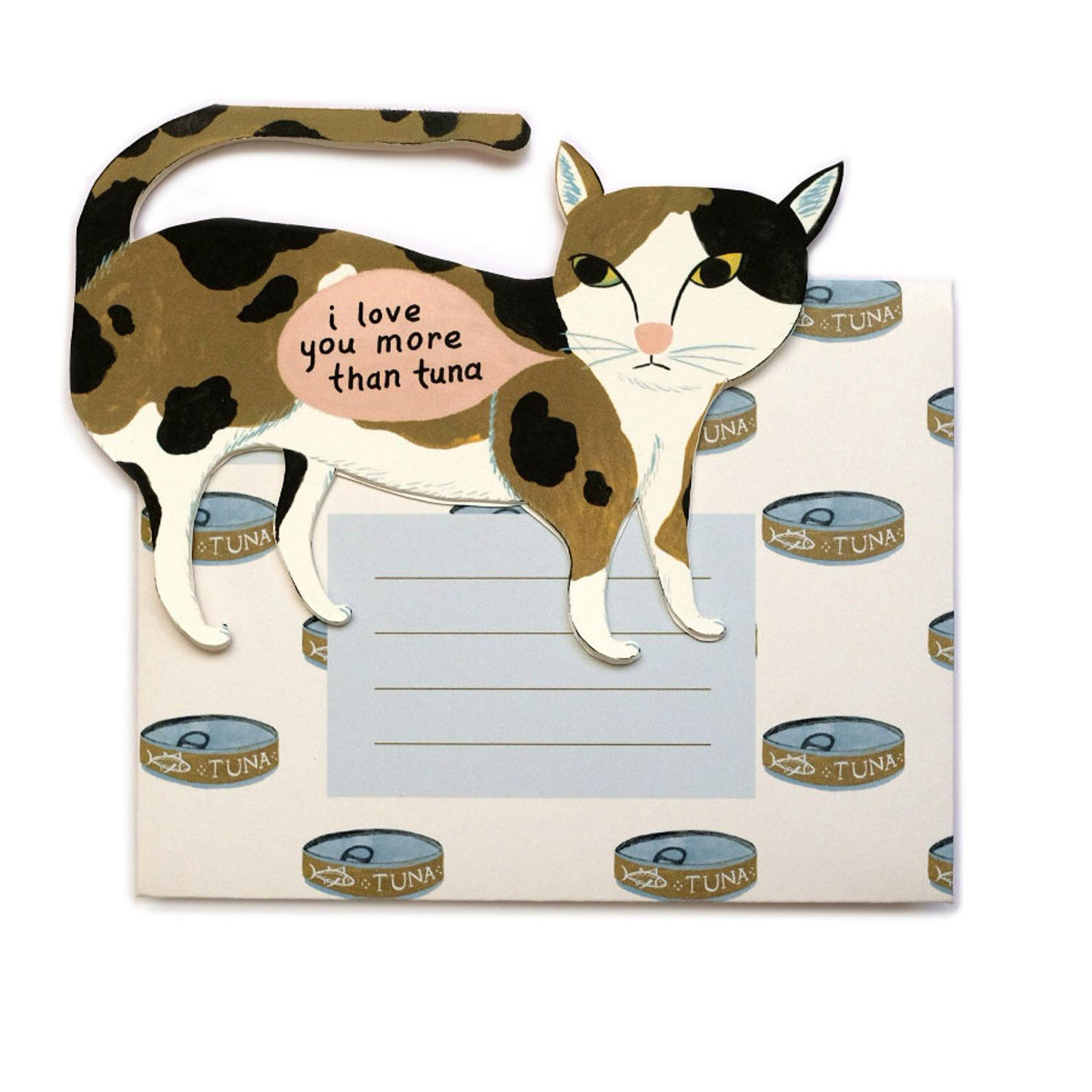 Cat greeting card