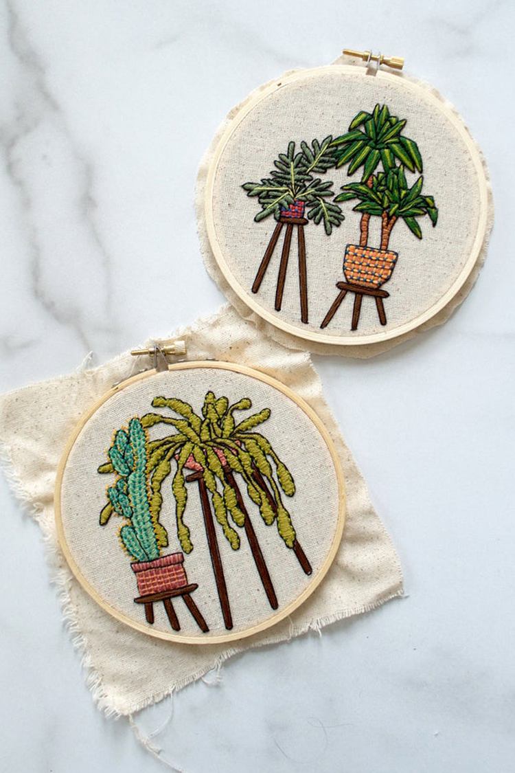 Contemporary embroidery by Sarah K. Benning