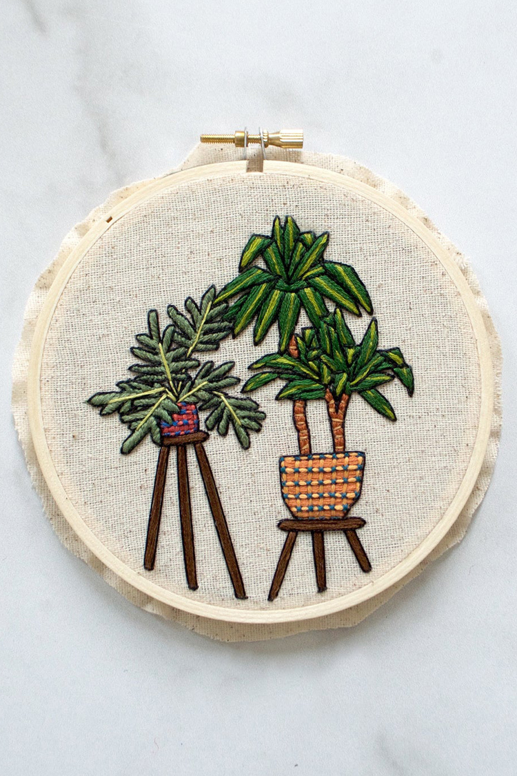 Contemporary embroidery by Sarah K. Benning