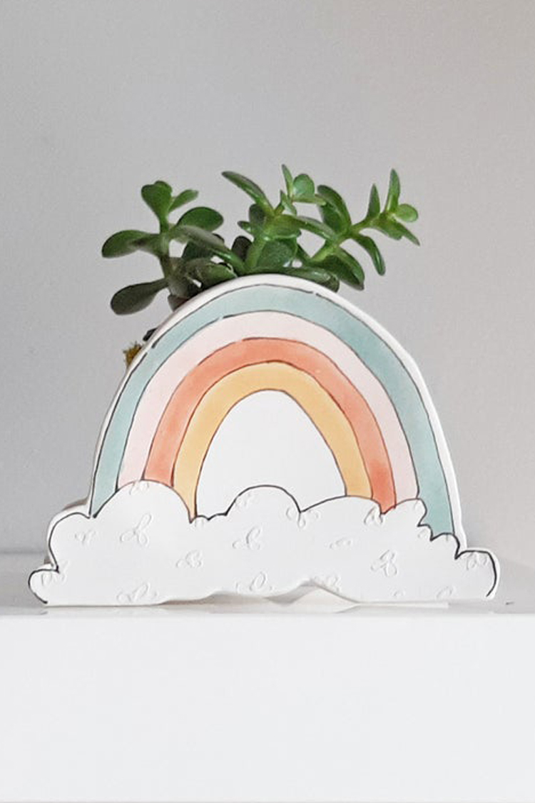 Rainbow planter