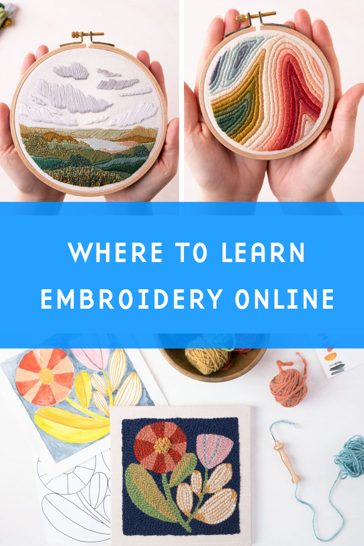 Learn embroidery on Creativebug