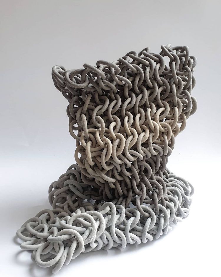 Ceramic sculpture by Cecil Kemperink