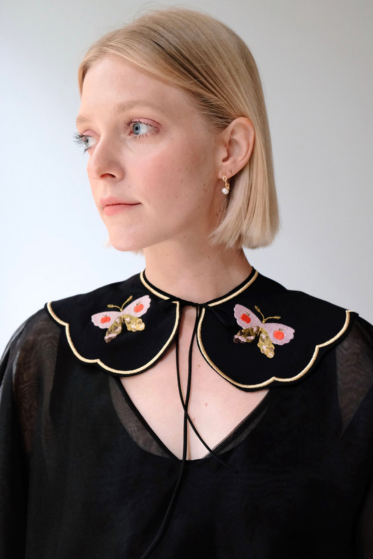 Detachable Embroidery Collar