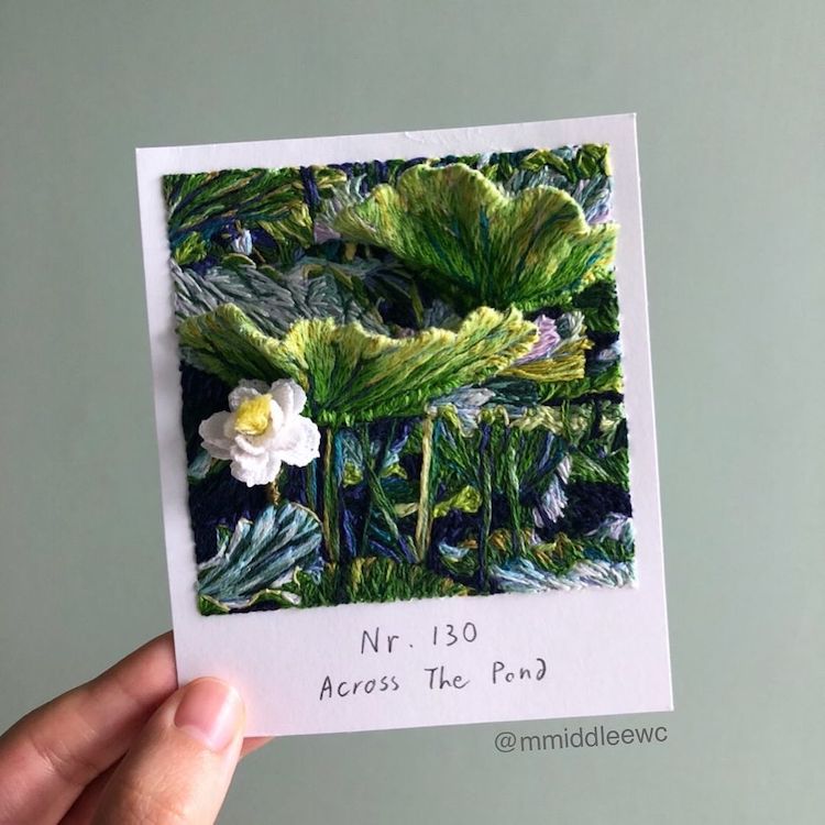 Polaroid Embroidery by Artemis