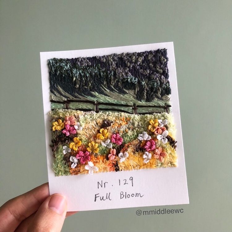 Polaroid Embroidery by Artemis