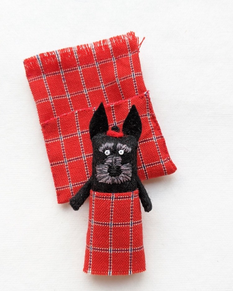 Dog Doll Inspired by Worry Doll